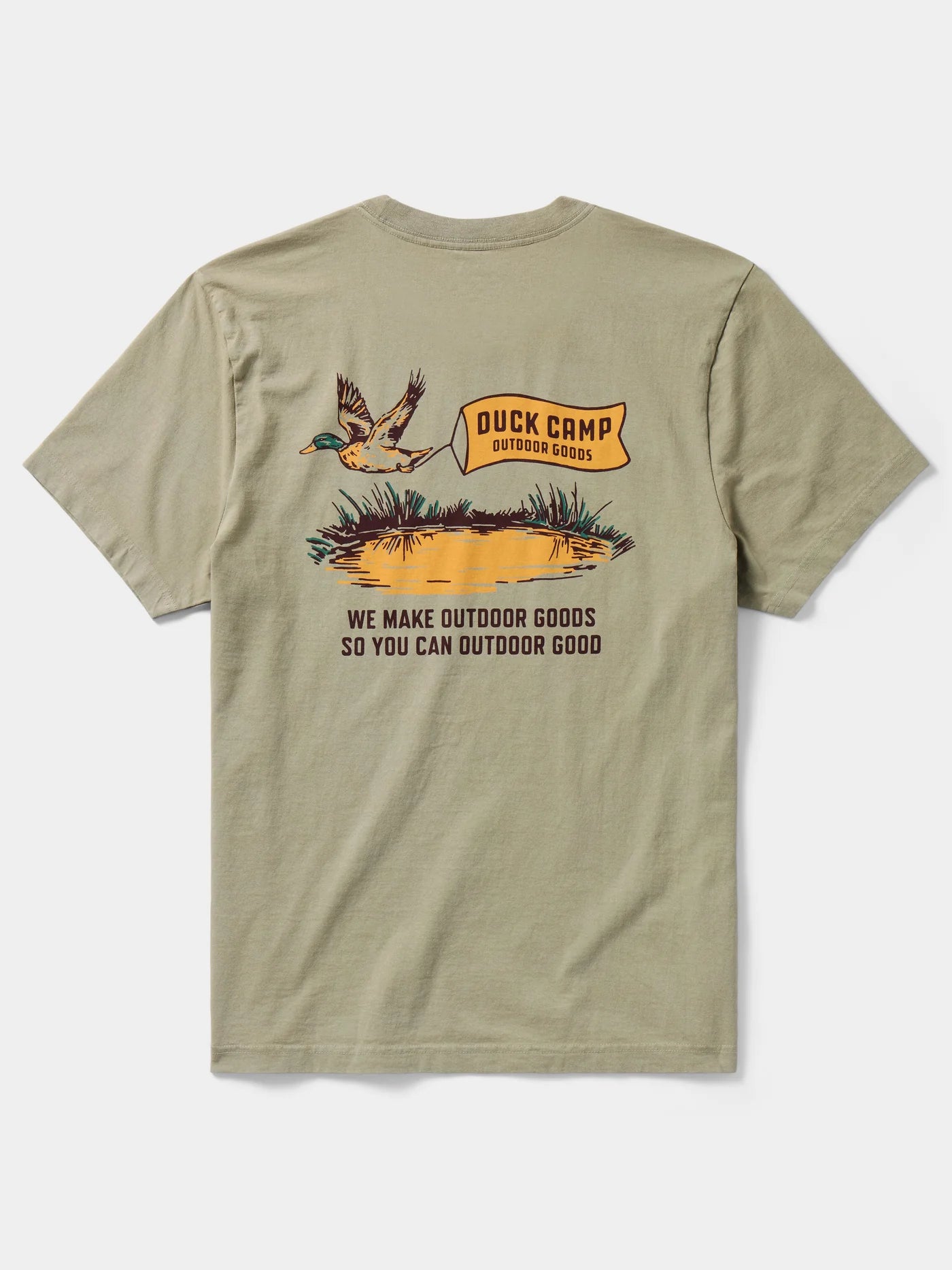 Banner Day T-Shirt - Vintage Khaki