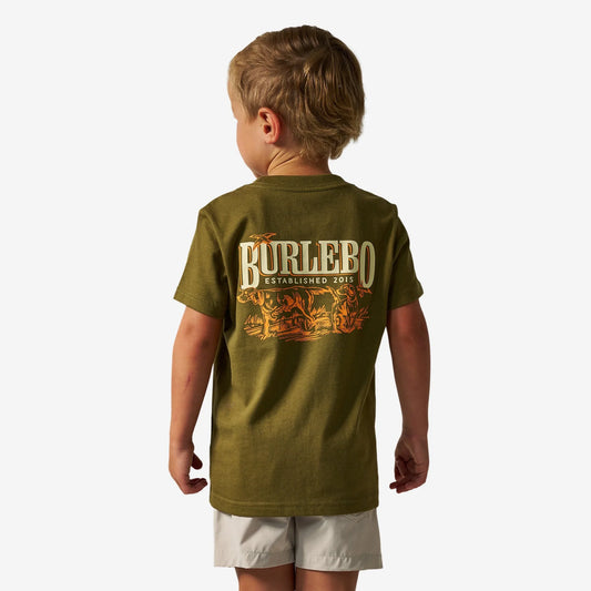 Youth SS Tee - Hunting Dogs - Hunter Green