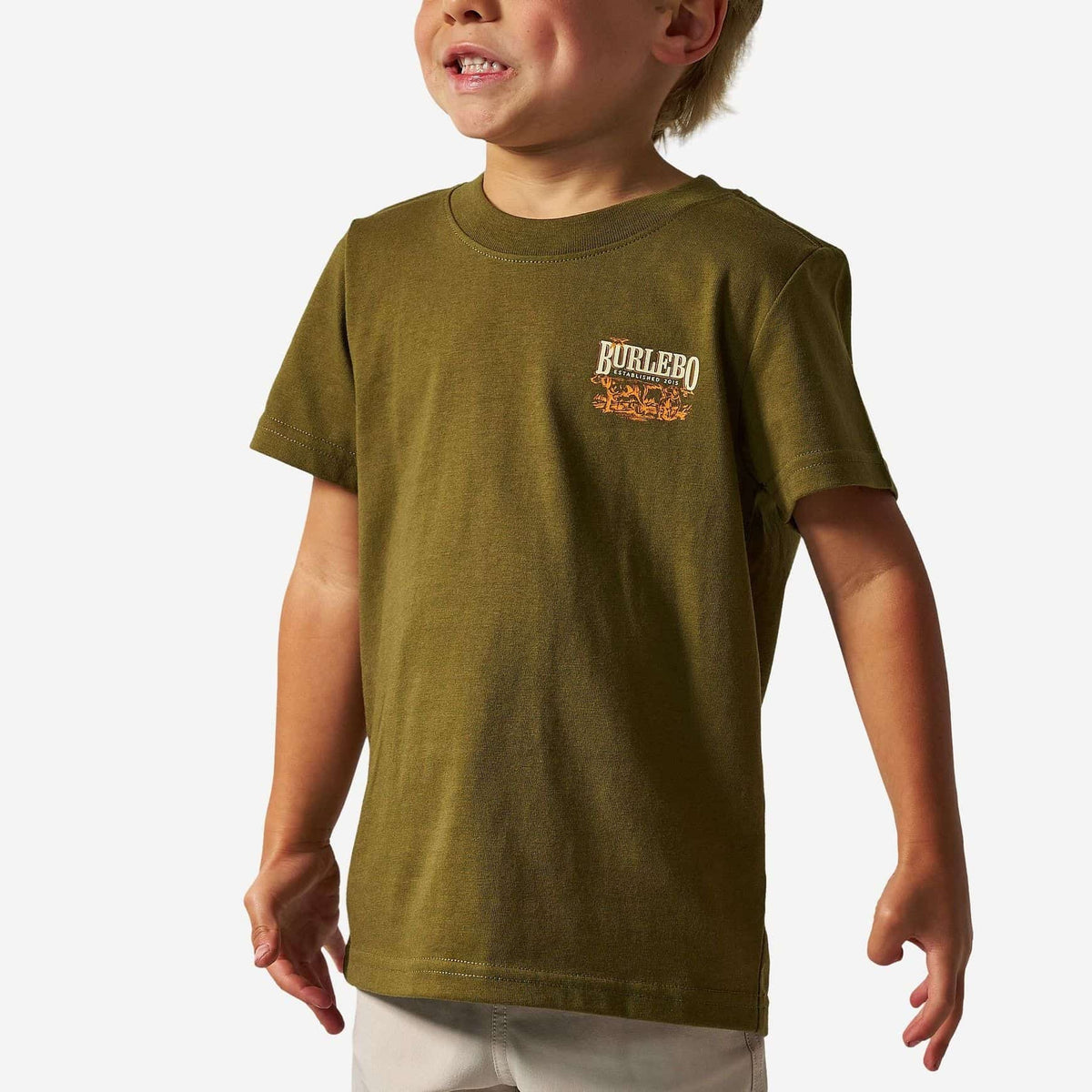 Youth SS Tee - Hunting Dogs - Hunter Green
