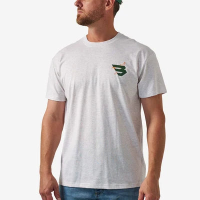 Duck Flying B - Green Logo SS Tee