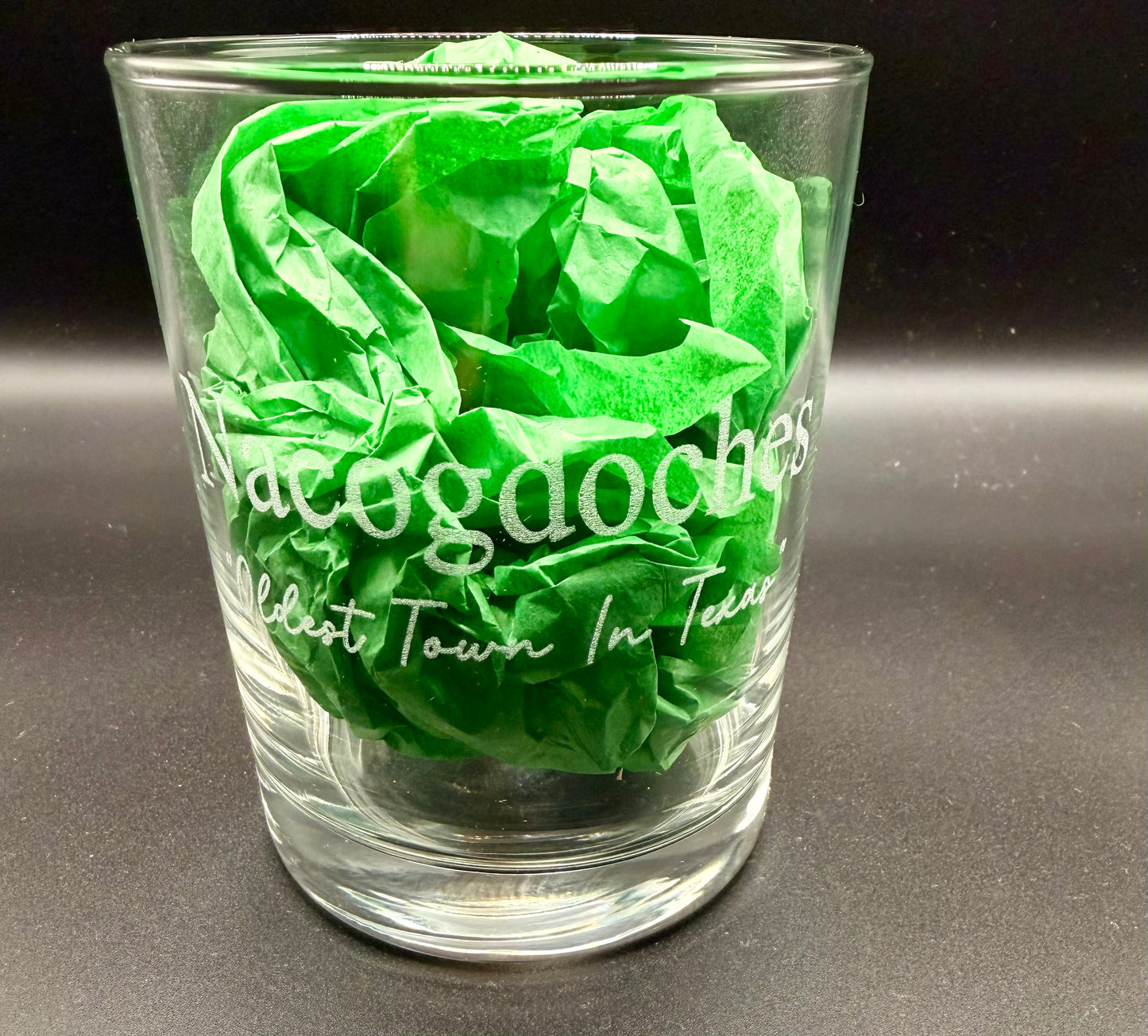 Engraved Nacogdoches Rocks Glass | Town Pride