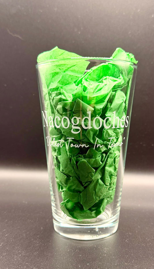 Nacogdoches Beer Glass | Town Pride