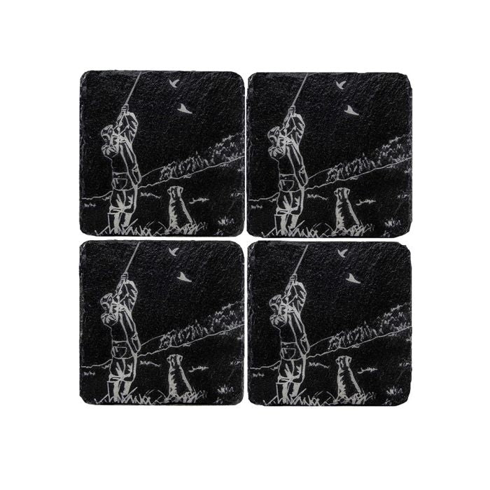 Set of 4 Slate Coasters | Selbrae