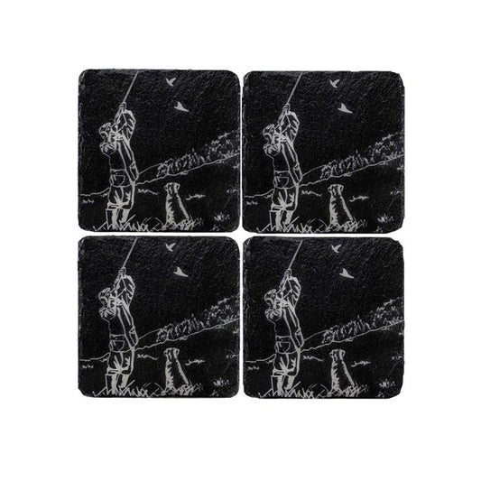 Set of 4 Slate Coasters | Selbrae