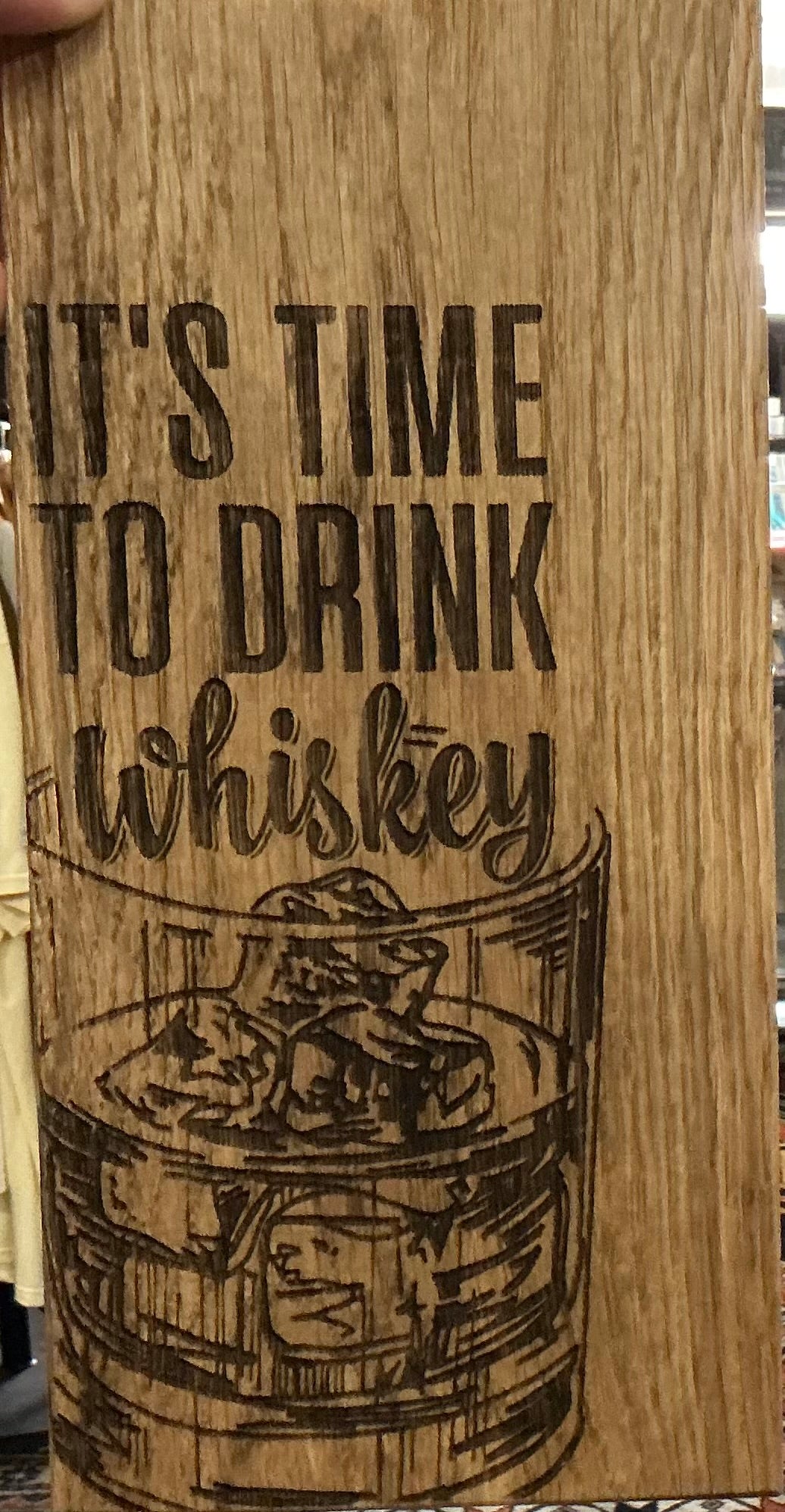 Selbrae House Small Whiskey Oak Serving Platter