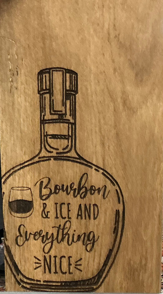 Selbrae House Small Bourbon Ice Oak Serving Platter