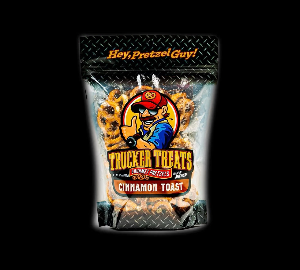 Cinnamon Toast Gourmet Pretzels | Trucker Treats