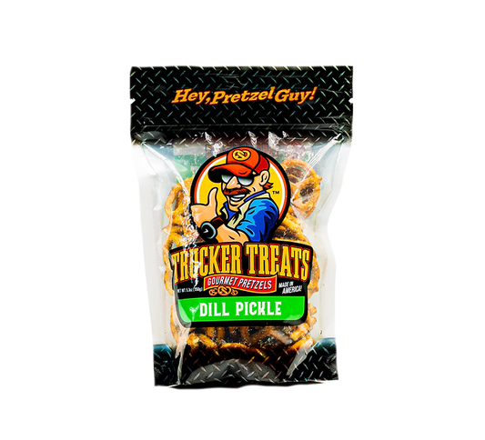 Dill Pickle Gourmet Pretzels | Trucker Treats