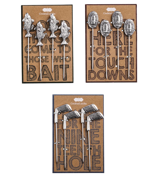 Men Cocktail Picks | Mudpie