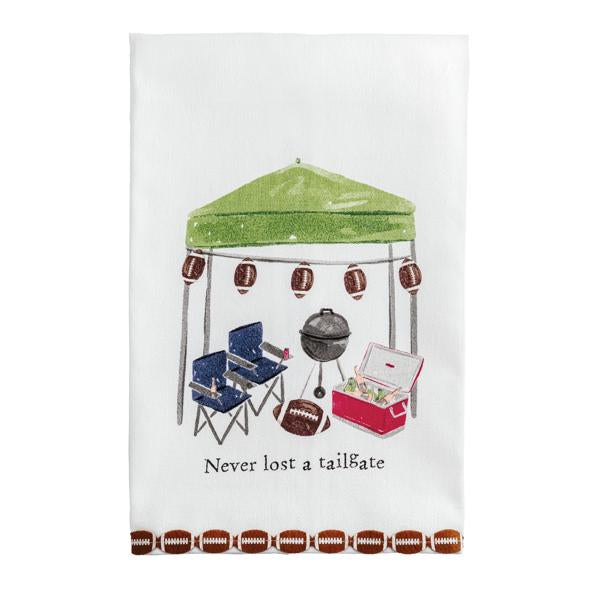 Never Lost Tailgate Towel | Mud Pie
