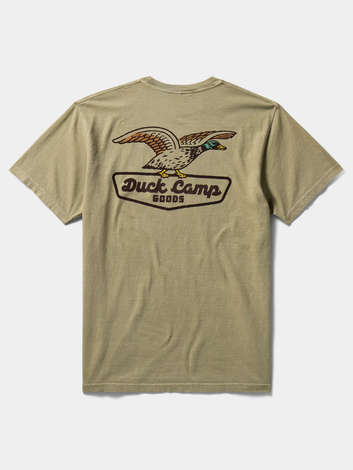 DC Shop Tee in Vintage Khaki | Duck Camp