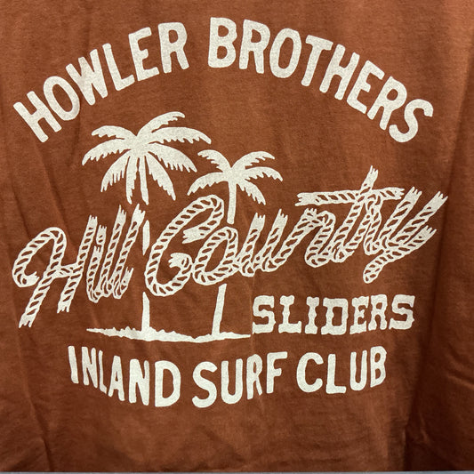 HCS Inland Surf Club T-shirt in Grapefruit | Howler Bros