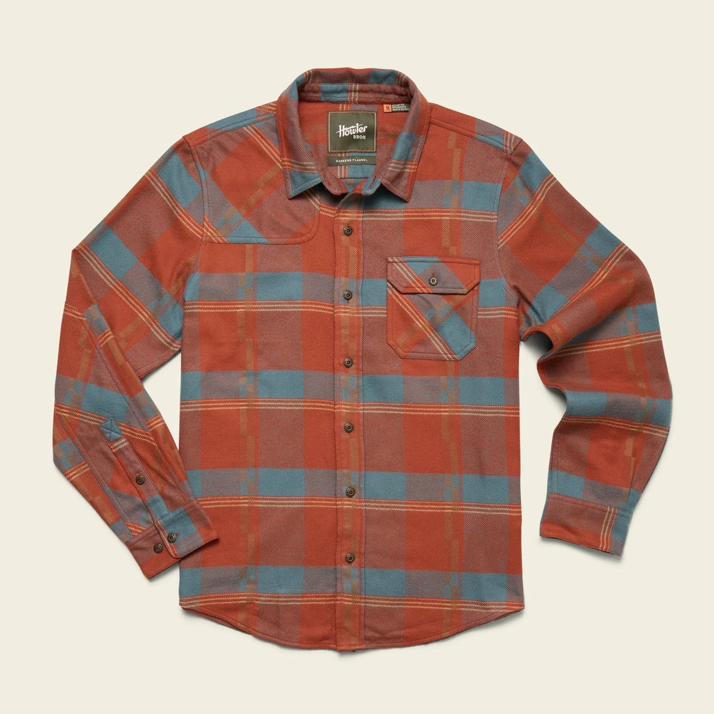 Harker’s Flannel - Backdrop Plaid in Terracotta | Howler Bros
