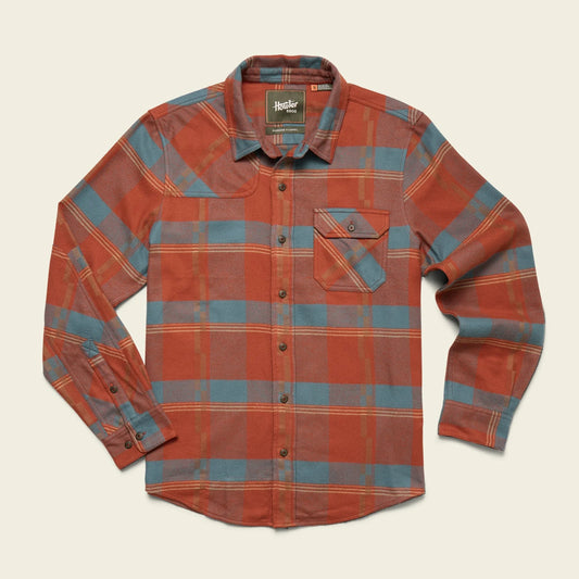 Harker’s Flannel - Backdrop Plaid in Terracotta | Howler Bros