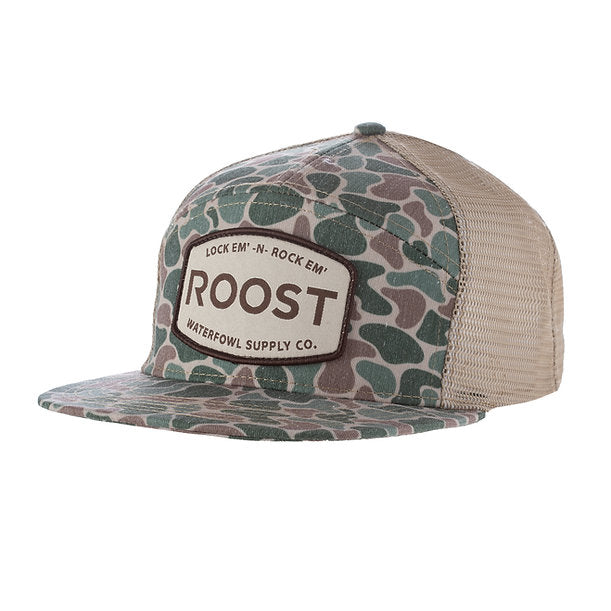 Roost Camo 7 Panel Woven Logo Patch | Roost