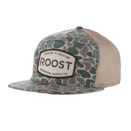 Roost Camo 7 Panel Woven Logo Patch | Roost