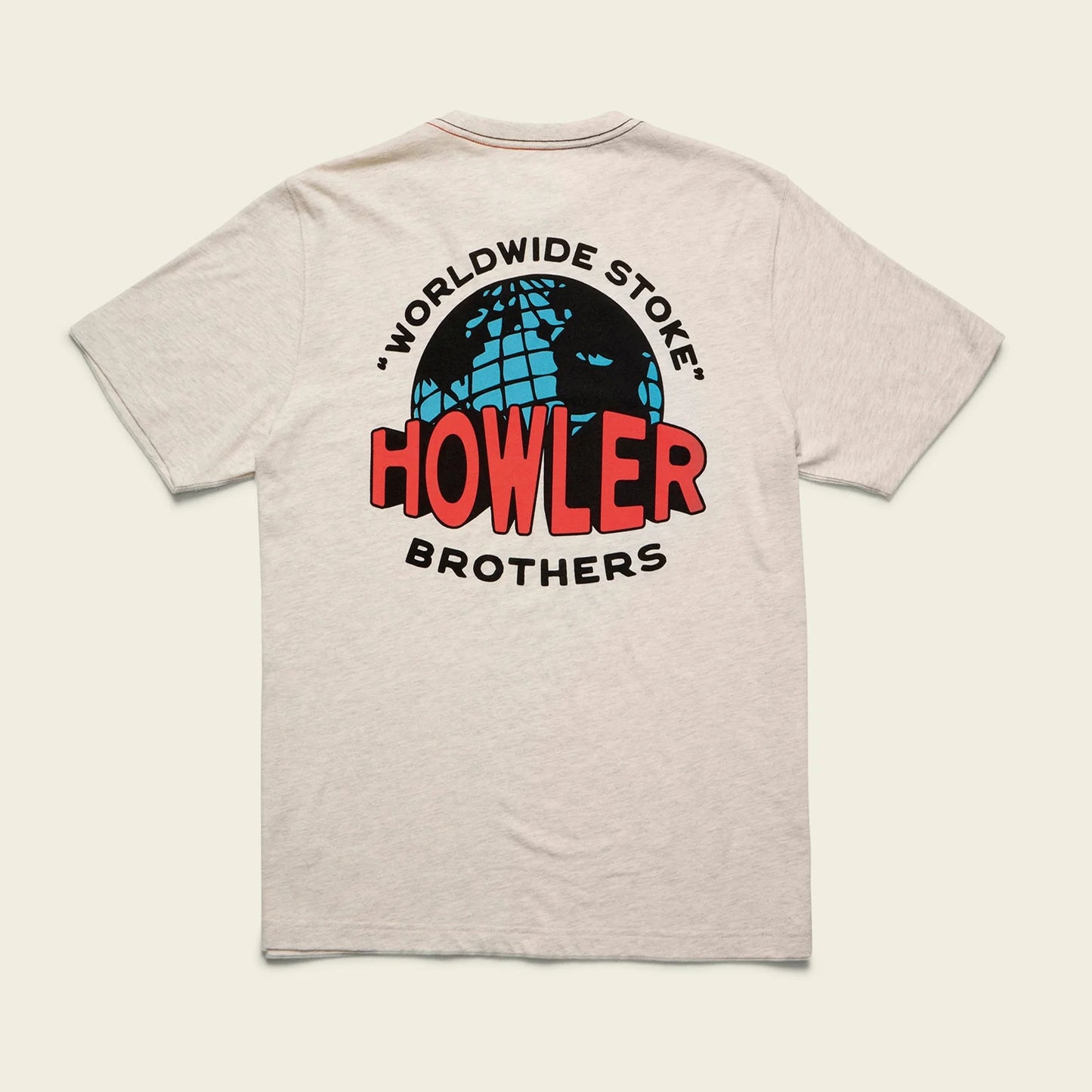 Worldwide Howler Cotton T-Shirt - Grey Heather | Howler Bros