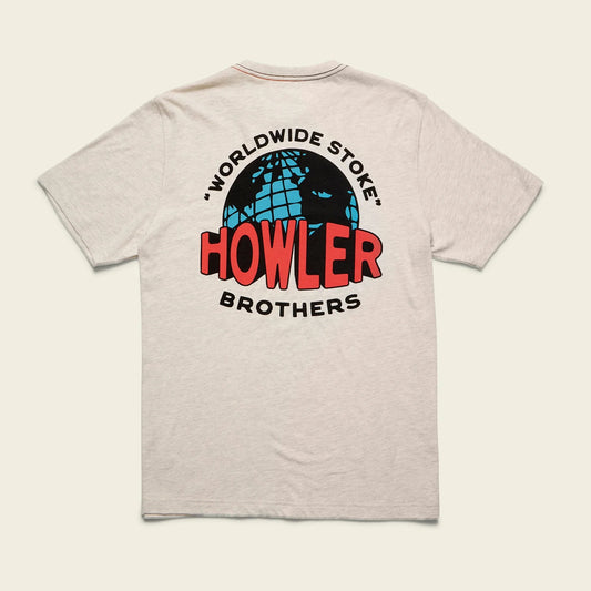 Worldwide Howler Cotton T-Shirt - Grey Heather | Howler Bros
