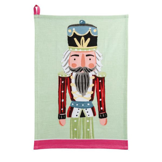 Green Nutcracker Towel | Mud Pie