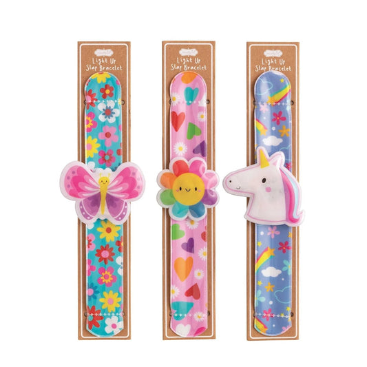 Girls Light up Slap Bracelet | Mudpie