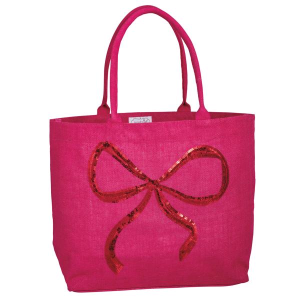 Bow Sparkle Tote | Mudpie