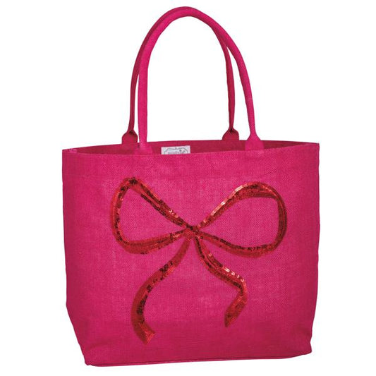 Bow Sparkle Tote | Mudpie