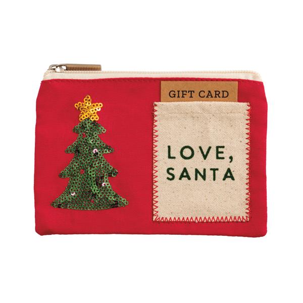 Love Santa Pouch | Mudpie