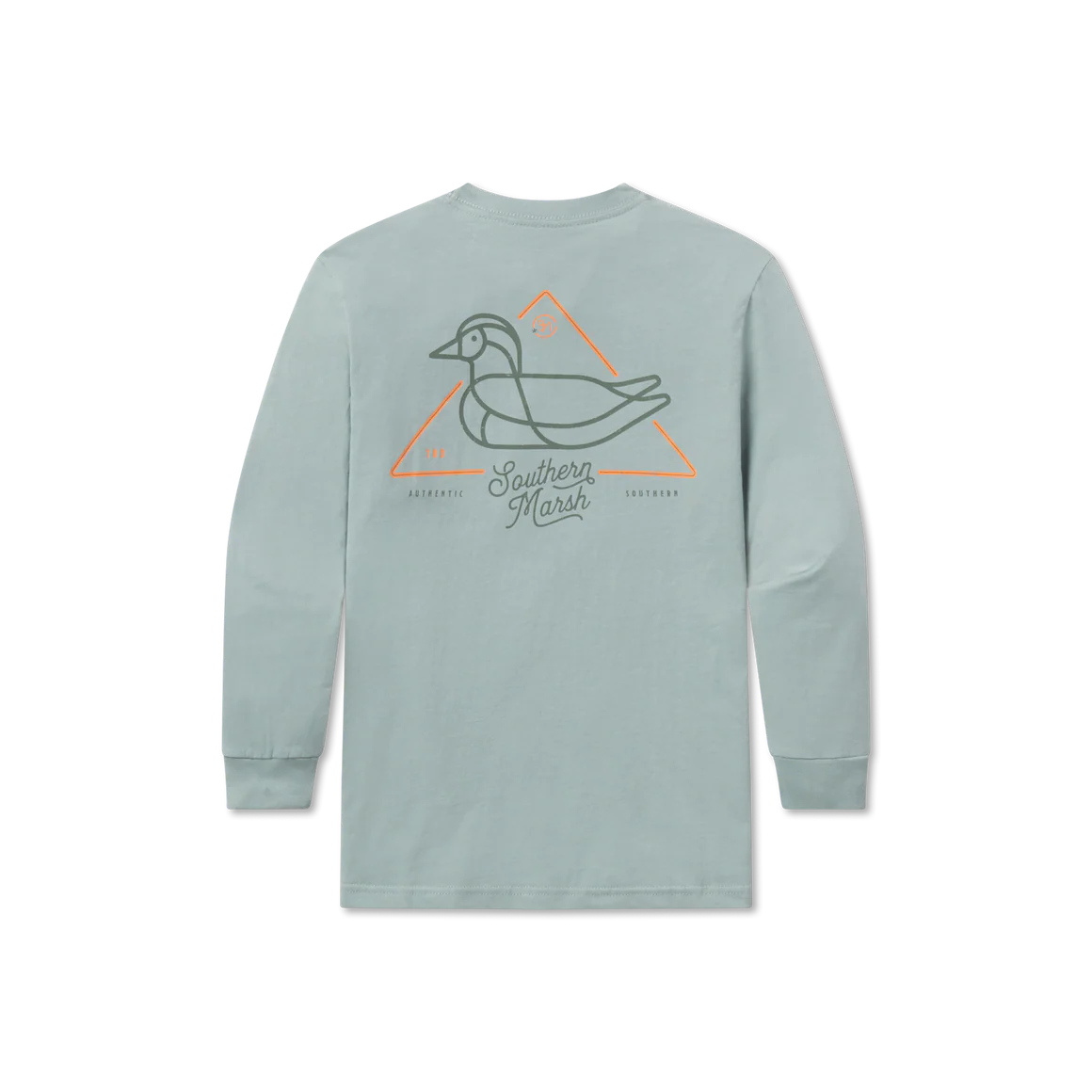 Youth Warning Duck Tee - Long Sleeve | Southern Marsh