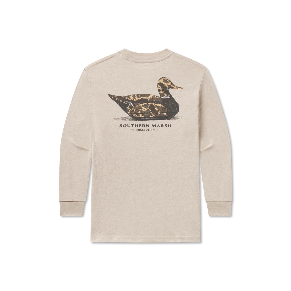 Youth Vintage Duck Decoy Tee - Camo Tee - Long Sleeve | Southern Marsh