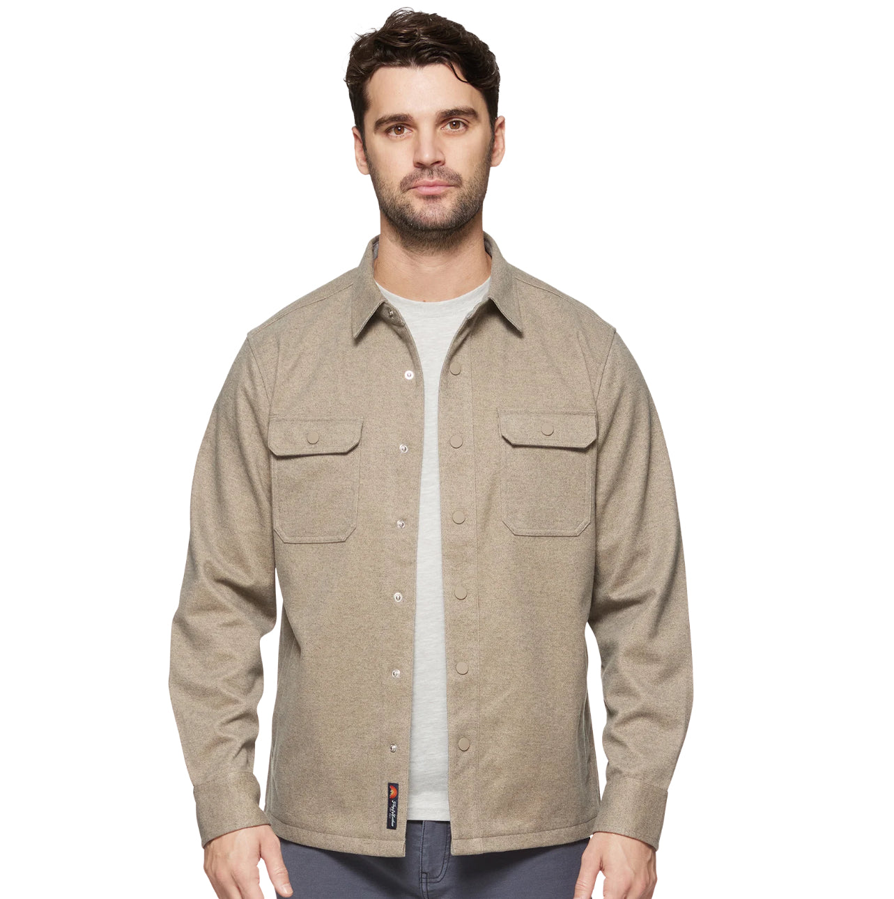 Hamlin Stretch Twill Shirt Jacket | Flag & Anthem