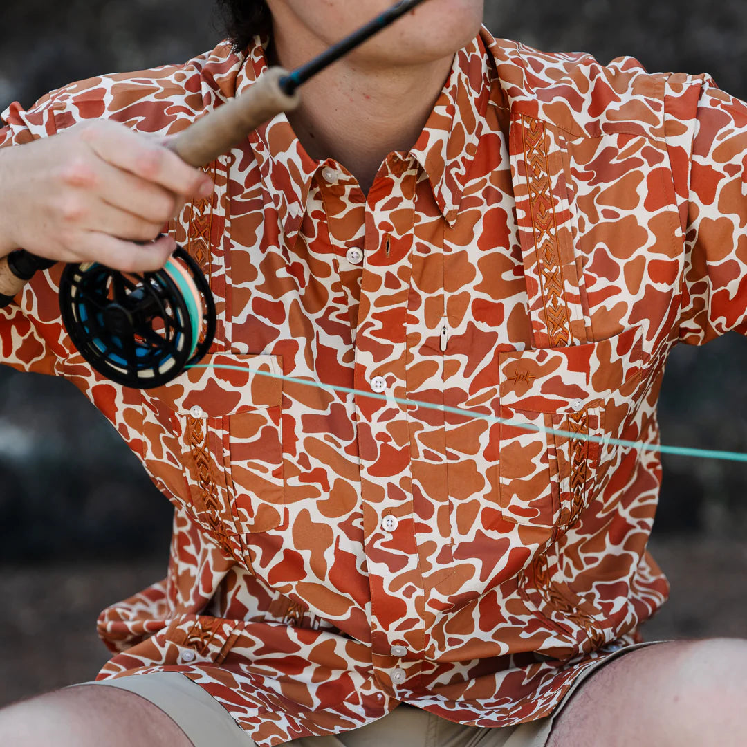 Guayabera Libre - Burnt Orange Camo | Texas Standard