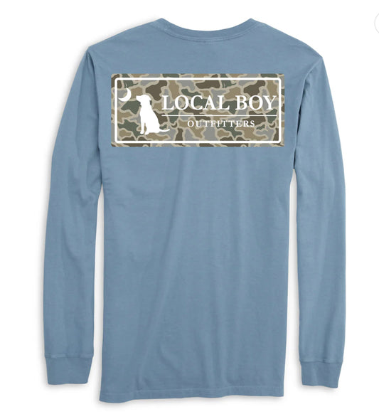 Sand Dog & Moon Plate LS Tee | Local Boy
