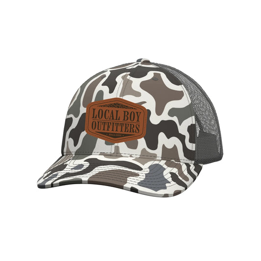 Topo Leather Trucker Hat | Local Boy Outfitters