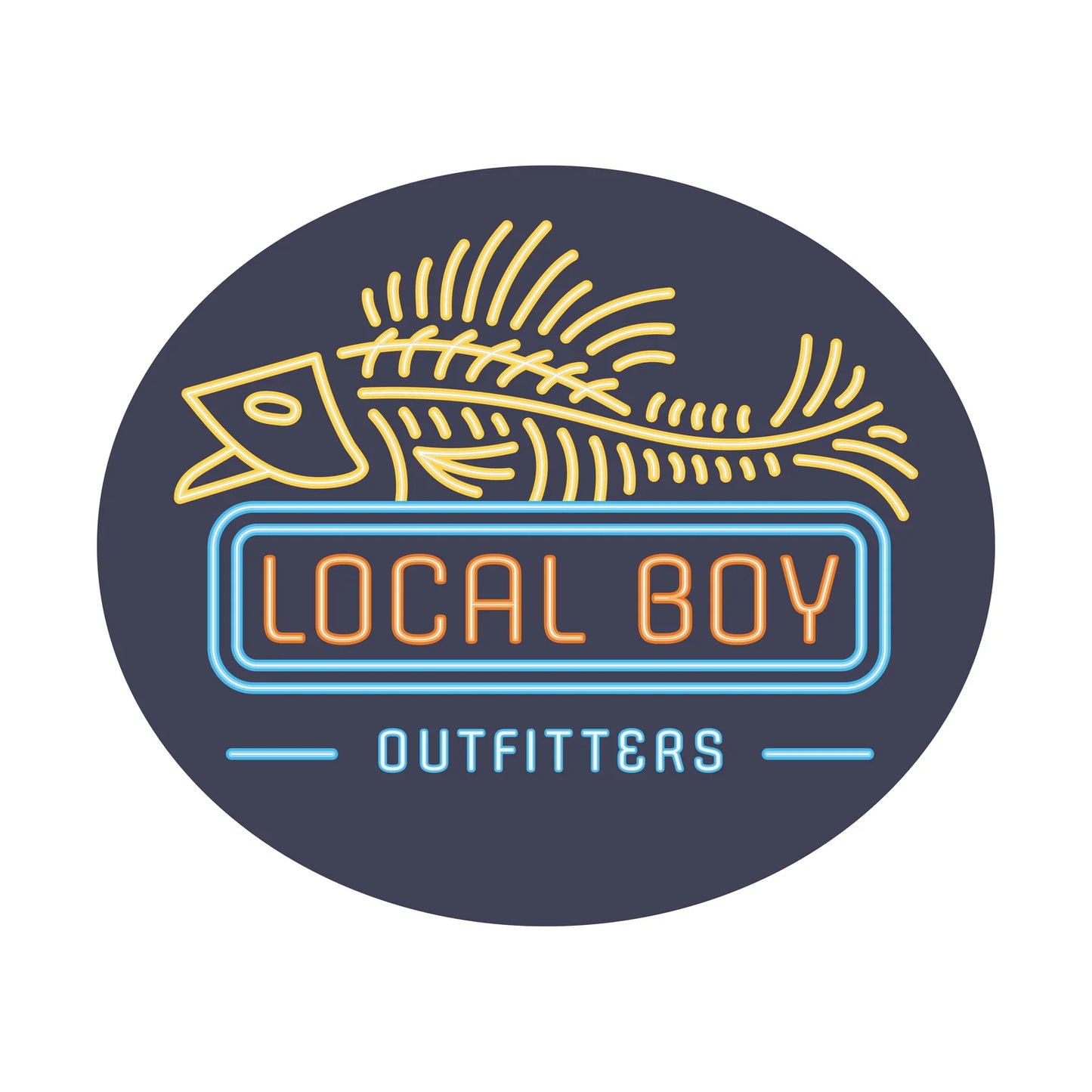 Neon Fossil Decal | Local Boy Outfitters