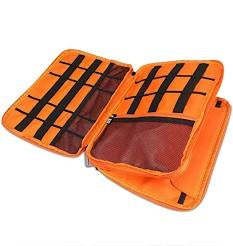 Orange Double Layer Waterproof Tech Bag | Mad Man