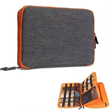 Orange Double Layer Waterproof Tech Bag | Mad Man