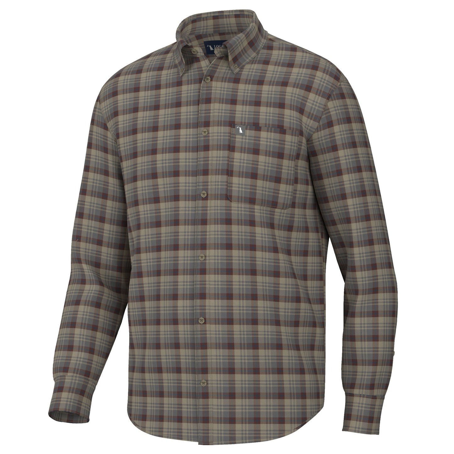 Gardner Stretch Flannel | Local Boy Outfitters