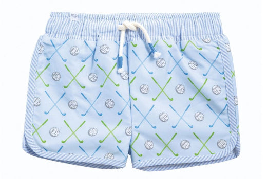 Golf Boys Swim Trunks | Mud Pie