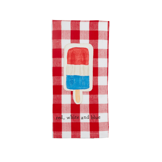 Popsicle Patch American Towel | Mud Pie