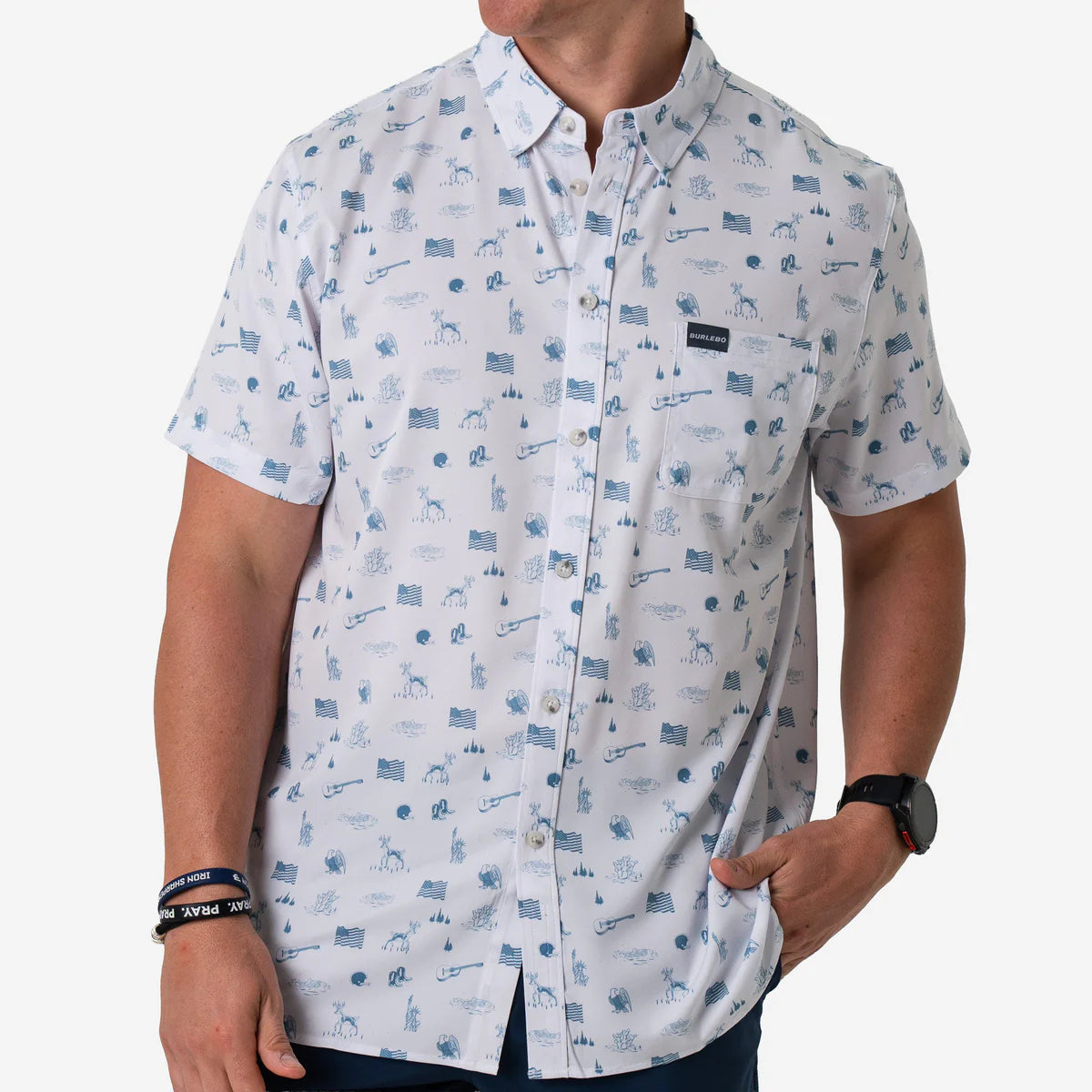 Performance Button Up | Burlebo