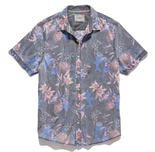 Woburn SS Floral Print Shirt | Flag & Anthem