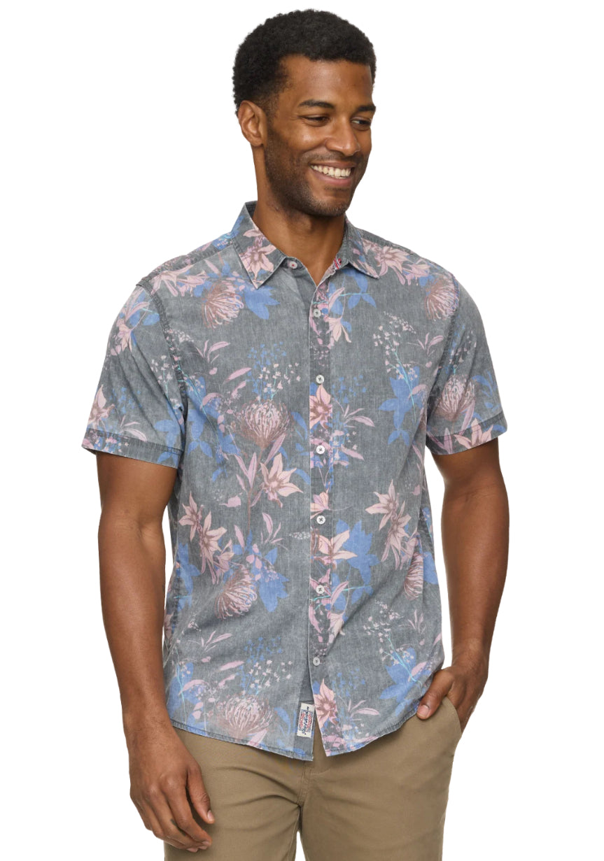 Woburn SS Floral Print Shirt | Flag & Anthem