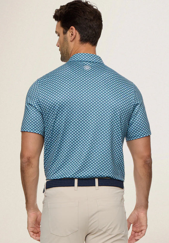 Fridley SS Agave Print Performance Polo | Flag & Anthem