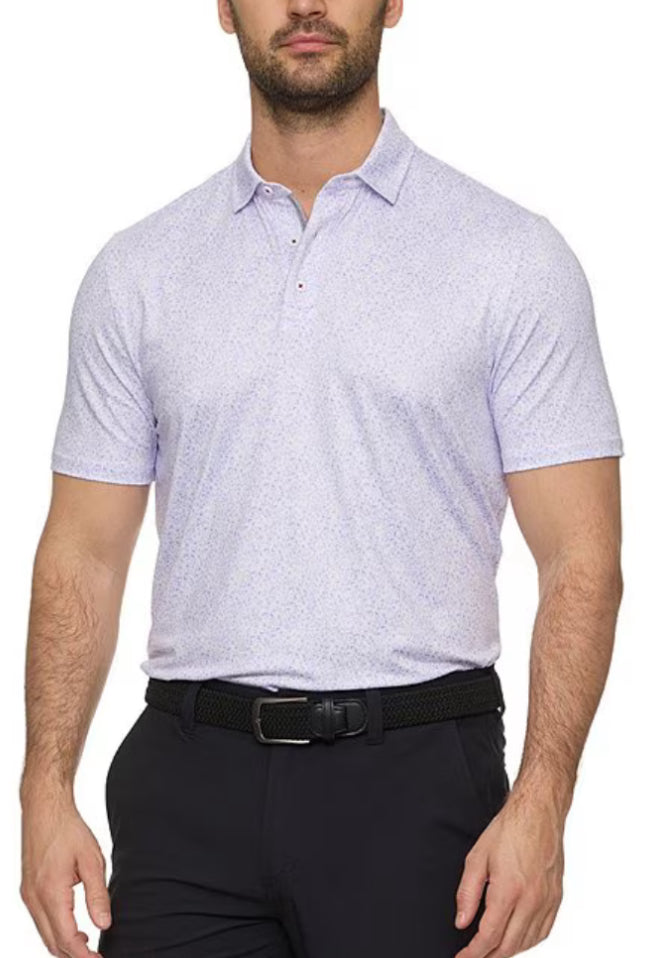 Atmore SS Wave Print Performance Polo | Flag & Anthem