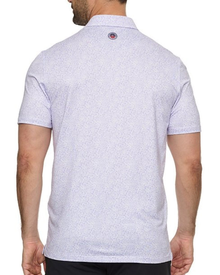 Atmore SS Wave Print Performance Polo | Flag & Anthem