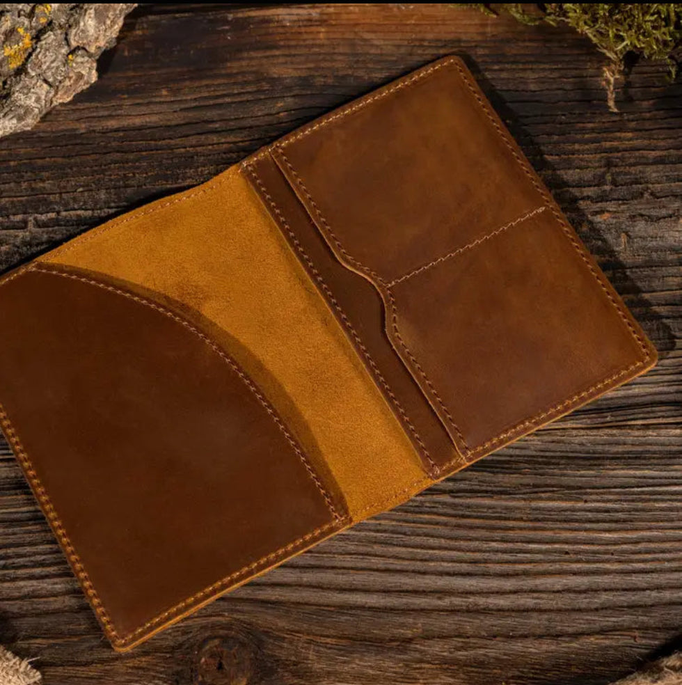 Genuine Leather Passport Holder Case | American Leather