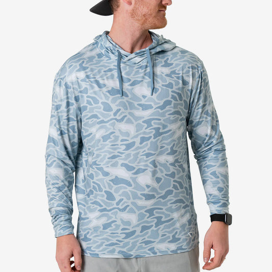 Performance Hoodie in Seaside Camo | Burlebo