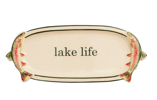 Lake Life Sentiment Tray | Mudpie