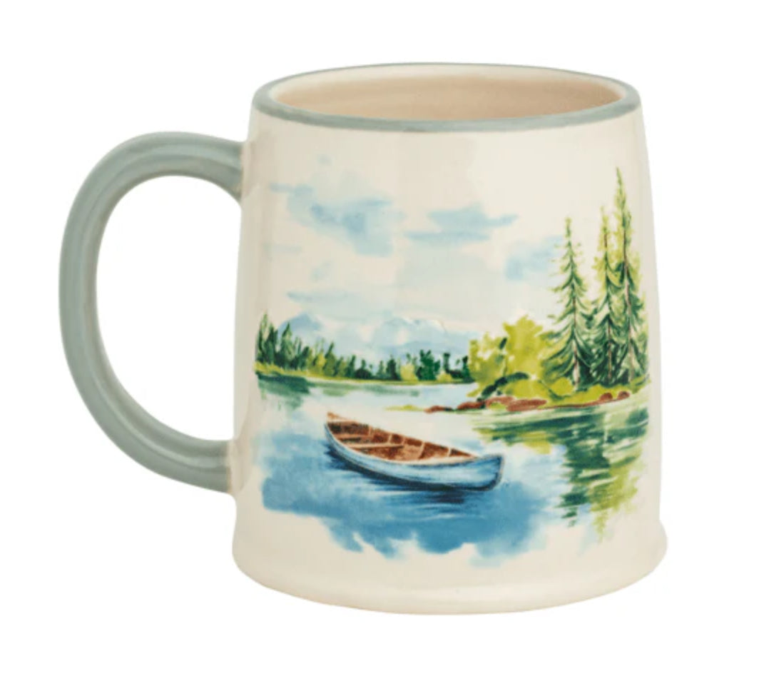 Canoe Retreat Mug | Mudpie
