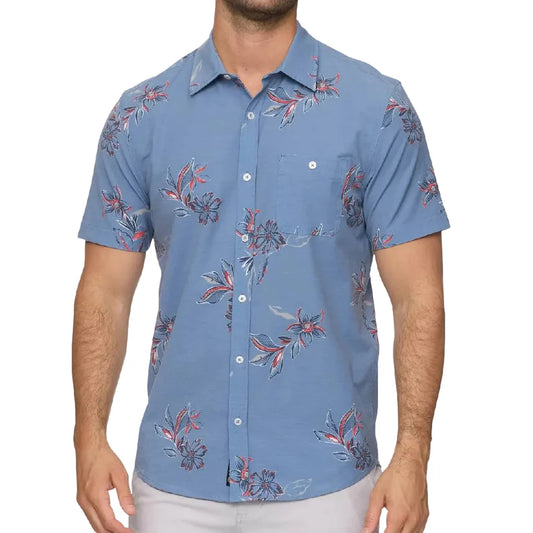 Ridgely SS Floral Print Outdoor Performance Shirt | Flag & Anthem